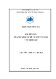 Luận văn Thạc sĩ Luật học: Chuyển giá - Pháp luật quốc tế và khuyến nghị cho Việt Nam
