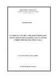 Luận văn Thạc sĩ Luật học: Vai trò của tổ chức Công đoàn trong giải quyết tranh chấp lao động tại các doanh nghiệp trên địa bàn tỉnh Cà Mau