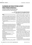 Flavonoids and their cytotoxic activity from Tithonia diversifolia