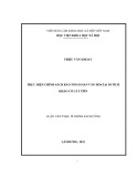 Luận văn Thạc sĩ Chính sách công: Thực hiện chính sách bảo tồn di sản văn hóa tại di tích khảo cổ Cát Tiên