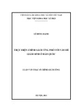 Luận văn Thạc sĩ Chính sách công: Thực hiện chính sách ứng phó với vấn đề giảm sinh ở Hàn Quốc