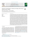 Assessment of metals pollution in sediments and tailings of Klein Aub and Oamites mine sites, Namibia