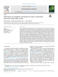 Development of remediation technologies for organic contaminants informed by QSAR/QSPR models