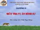 Bài giảng Luật tố tụng hình sự: Chương 6 - ThS. Trần Ngọc Hưng