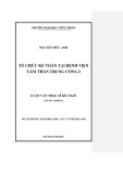 Luận văn Thạc sĩ Kế toán: Tổ chức kế toán tại Bệnh viện Tâm thần Trung ương I