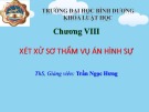 Bài giảng Luật tố tụng hình sự: Chương 8 - ThS. Trần Ngọc Hưng