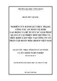 Luận văn Thạc sĩ Quản lý an toàn và sức khỏe nghề nghiệp: Nghiên cứu đánh giá thực trạng công tác an toàn vệ sinh lao động và đề xuất các giải pháp quản lý cải thiện môi trường và điều kiện làm việc tại Công ty Cổ phần tập đoàn MIK Group Việt Nam