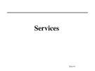 Lecture Principles of network and system administration: Services