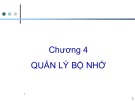 Bài giảng Hệ điều hành: Chương 4.1 - Nguyễn Ngọc Duy