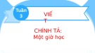 Bài giảng môn Tiếng Việt lớp 2 sách Kết nối tri thức năm học 2021-2022 - Bài 6: Chính tả Một giờ học (Trường Tiểu học Thạch Bàn B)