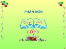 Bài giảng môn Tiếng Việt lớp 3 năm học 2020-2021 - Tuần 25: Tập viết Ôn chữ hoa S (Trường Tiểu học Thạch Bàn B)