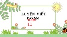 Bài giảng môn Tiếng Việt lớp 2 sách Kết nối tri thức năm học 2021-2022 - Bài 20: Tập làm văn Viết đoạn văn kể về một giờ ra chơi (Trường Tiểu học Thạch Bàn B)