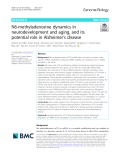 N6-methyladenosine dynamics in neurodevelopment and aging, and its potential role in Alzheimer’s disease