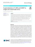 A generalization of t-SNE and UMAP to single-cell multimodal omics