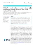 AMULET: A novel read count-based method for effective multiplet detection from single nucleus ATAC-seq data