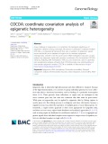 COCOA: Coordinate covariation analysis of epigenetic heterogeneity