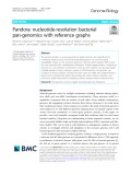 Pandora: Nucleotide-resolution bacterial pan-genomics with reference graphs