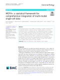 MOFA+: A statistical framework for comprehensive integration of multi-modal single-cell data