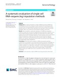 A systematic evaluation of single-cell RNA-sequencing imputation methods