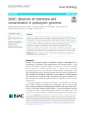 GUNC: Detection of chimerism and contamination in prokaryotic genomes