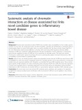 Systematic analysis of chromatin interactions at disease associated loci links novel candidate genes to inflammatory bowel disease
