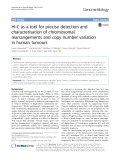 Hi-C as a tool for precise detection and characterisation of chromosomal rearrangements and copy number variation in human tumours