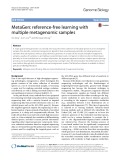 MetaGen: Reference-free learning with multiple metagenomic samples