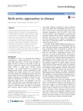 Multi-omics approaches to disease