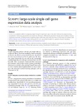 SCANPY: Large-scale single-cell gene expression data analysis