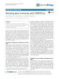 Boosting plant immunity with CRISPR/Cas
