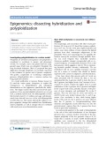 Epigenomics: Dissecting hybridization and polyploidization