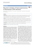 Recurrent evolution of heat-responsiveness in Brassicaceae COPIA elements