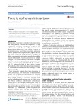 There is no human interactome