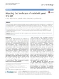 Mapping the landscape of metabolic goals of a cell