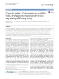Characterization of chromatin accessibility with a transposome hypersensitive sites sequencing (THS-seq) assay