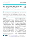 MetaCell: Analysis of single-cell RNA-seq data using K-nn graph partitions