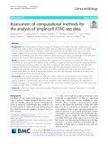 Assessment of computational methods for the analysis of single-cell ATAC-seq data