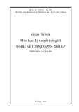 Giáo trình Lý thuyết thống kê (Nghề Kế toán doanh nghiệp - Trình độ Cao đẳng) - CĐ GTVT Trung ương I