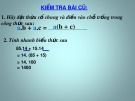 Bài giảng môn Đại số lớp 8 - Bài 6: Phân tích đa thức thành nhân tử bằng phương pháp đặt nhân tử chung