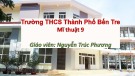 Bài giảng môn Mĩ thuật lớp 9 - Tiết 4: Vẽ trang trí Trang trí hội trường