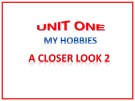 Bài giảng môn Tiếng Anh lớp 7 - Unit 1: My hobbies (A closer look 2)