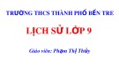 Bài giảng môn Lịch sử lớp 9 - Bài 1: Liên Xô và các nước Đông Âu từ năm 1945 đến giữa những năm 70 của thế kỷ XX