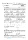 Đề thi học kì 1 môn Vật lí lớp 12 năm 2021-2022 có đáp án - Trường THPT Thị Xã Quảng Trị