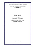 Giáo trình Thực hành Hàn cơ bản (Nghề: Công nghệ ô tô - Trung cấp) - Tổng cục giáo dục nghề nghiệp