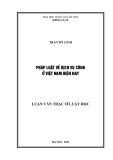 Luận văn Thạc sĩ Luật học: Pháp luật về dịch vụ công ở Việt Nam hiêṇ nay