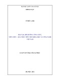 Luận văn Thạc sĩ Luật học: Đào tạo, bồi dưỡng công chức, viên chức – Qua thực tiễn Viện Khoa học và Công nghệ Việt Nam