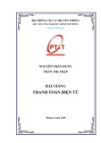 Bài giảng Thanh toán điện tử: Phần 1 - TS. Nguyễn Trần Hưng