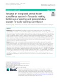 Towards an integrated animal health surveillance system in Tanzania: Making better use of existing and potential data sources for early warning surveillance