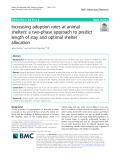 Increasing adoption rates at animal shelters: A two-phase approach to predict length of stay and optimal shelter allocation