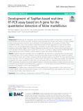 Development of TaqMan-based real-time RT-PCR assay based on N gene for the quantitative detection of feline morbillivirus